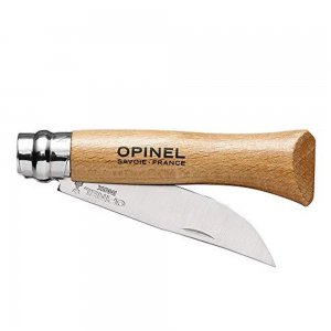 Opinel 8 No Deri Kılıflı Paslanmaz Çelik Çakı