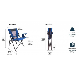 Gci Outdoor Comfort Pro Chair™ Katlanır Kamp Sandalyesi