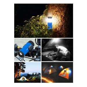 Naturehike 3IN1 MultiFonksiyonel LED Kamp Lambası - MAVİ