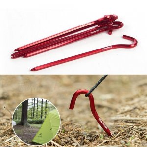 Naturehike Çadır Kazığı 18 cm Kırmızı ( Alüminyum ) (6 ADET)