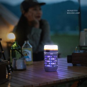 Naturehike Multi-Fonksiyonel Sivrisinek Kovucu & LED Kamp Lambası - BEJ