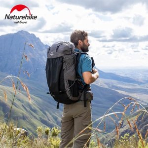 Naturehike Rock 40+5 Lt Hiking Sırt Çantası - SİYAH